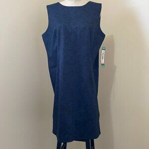 Mario Serrani Knit dress. Blue and black. New with tags